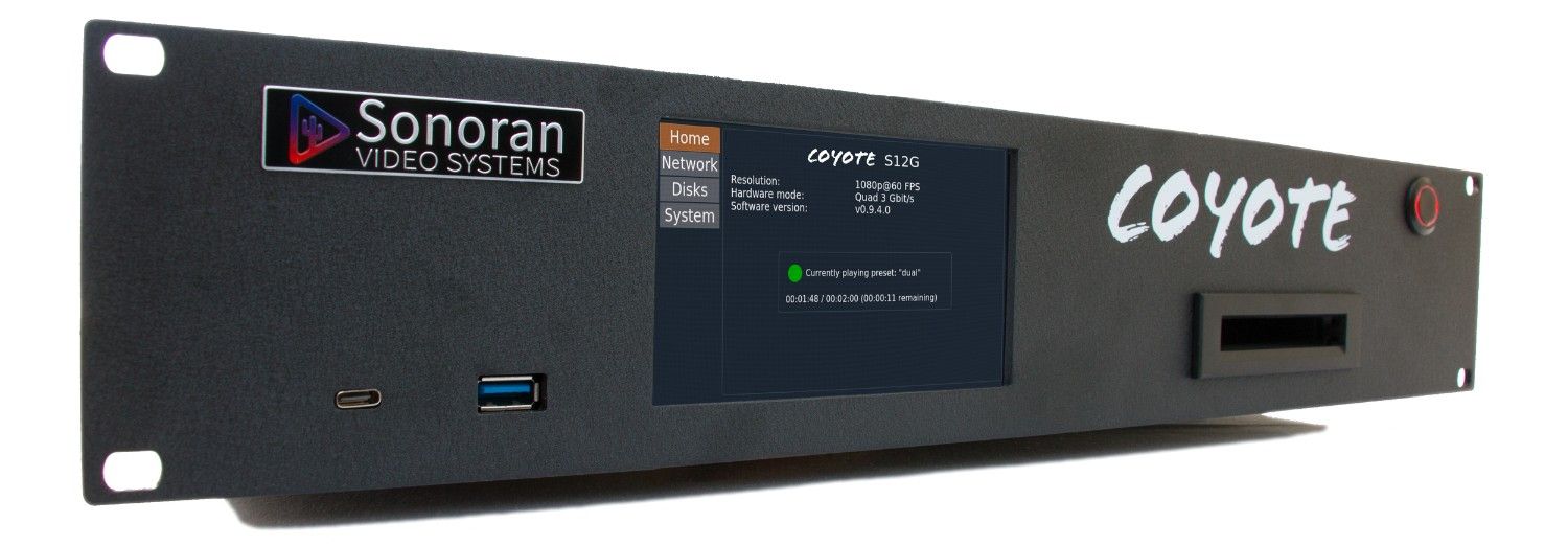 Coyote S12G Playback Server