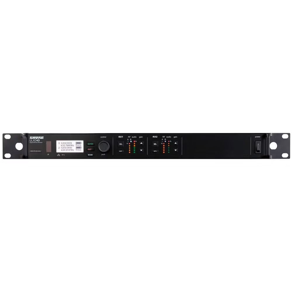 Shure ULXD4D Wireless Digital Dual Receiver